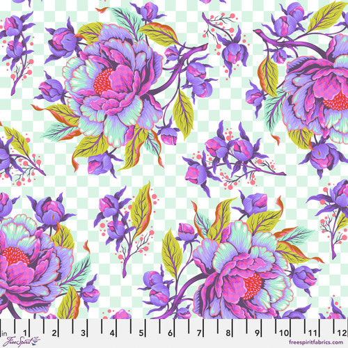 Untamed Peony for Your Thoughts Nova - Tula Pink - PER QUARTER METRE