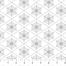 Winter Solstice - Silver Metallic Snowflake Diamond