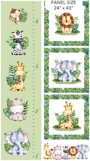 Wee Safari - White Multi Project Panel