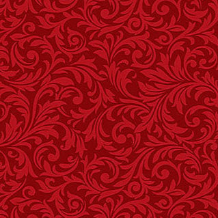 Holiday Joy - Red Scroll