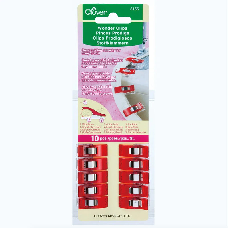 Wonder Clips Red 10pc