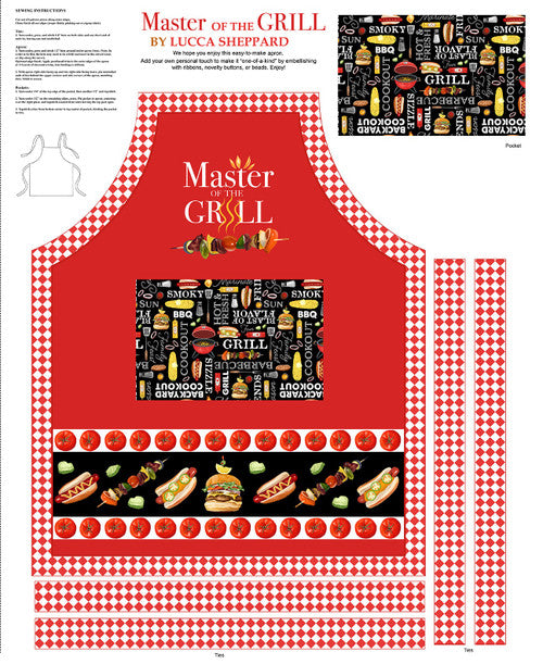 Grill Master - Barbecue Apron 36" Panel