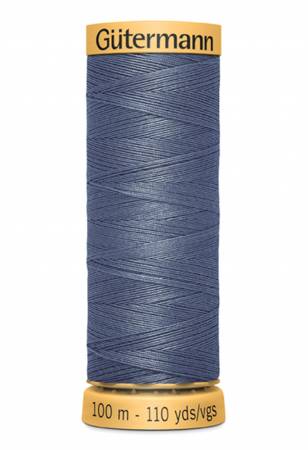 Gütermann Cotton 50 - 100m #7380 Solid Slate Blue