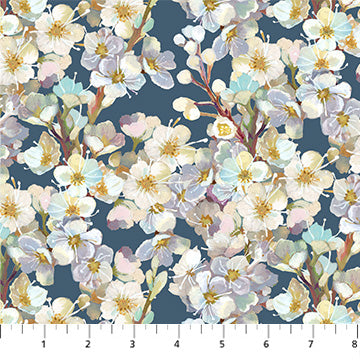 Elegance - Navy Floral Branch