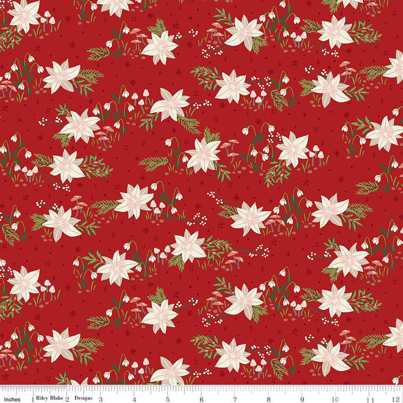 Yuletide Forest - Red Floral