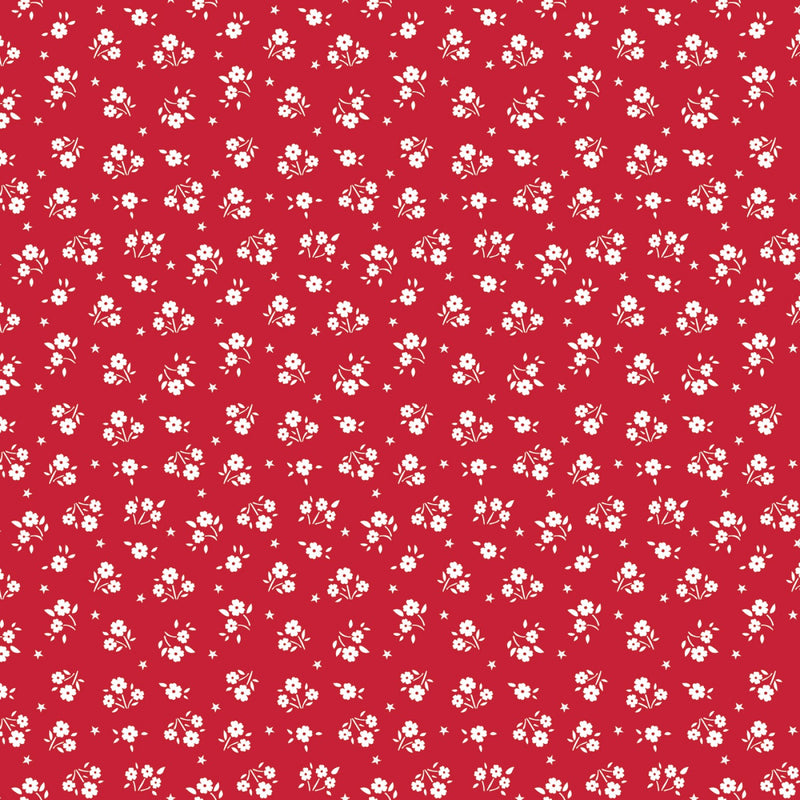 American Beauty - Ditsy Floral Red