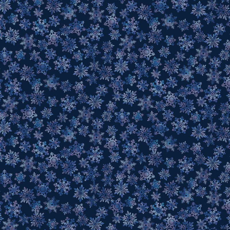 Northern Lights - Midnight Snowflakes