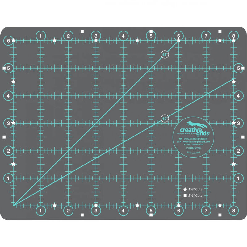Creative Grids Self-Healing Double Sided Rotary Cutting Mat 6in x 8in