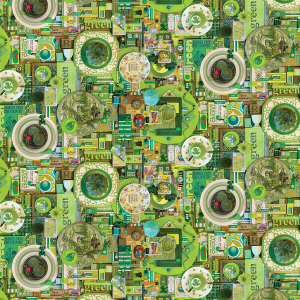 Color Collage - Green Collage
