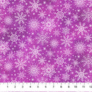 Angels On High - Fuchsia Snowflakes