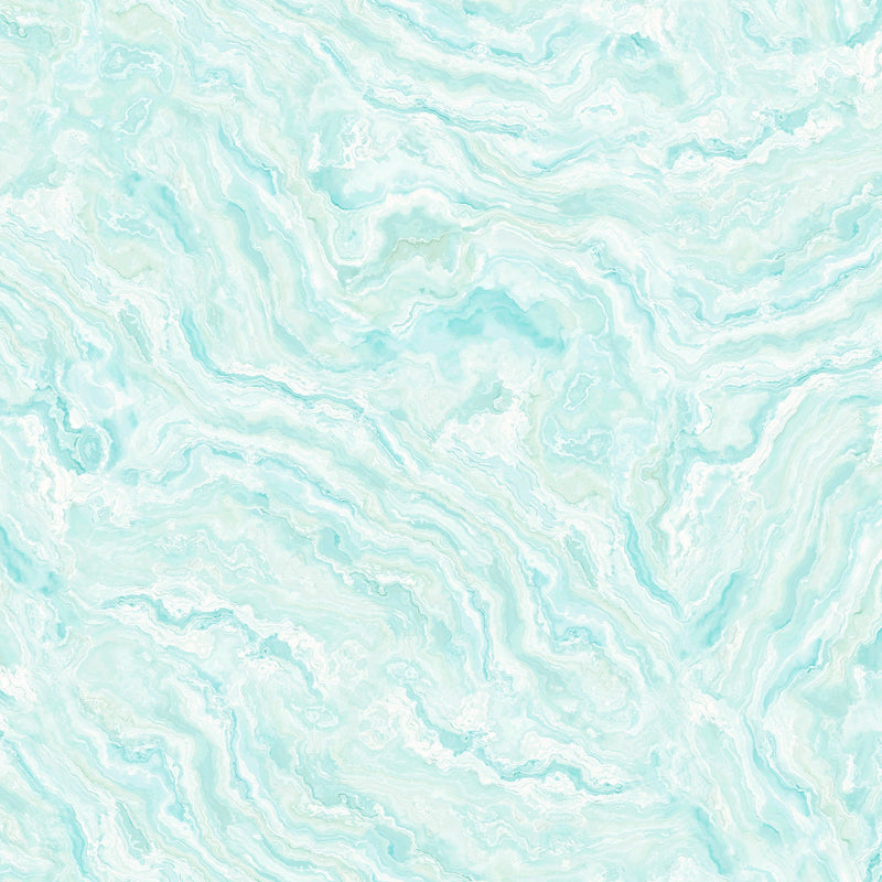 Tranquil Waters - Pale Turquoise Wave Texture