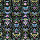 NIghtshade - Black Multi Damask