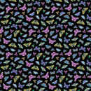 NIghtshade - Black Multi Tossed Moth