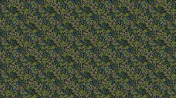 NIghtshade - Black Multi Tossed Leaf