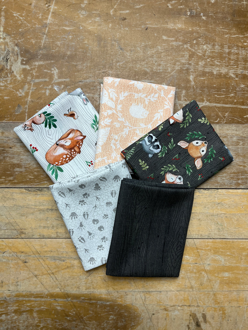 Woodland Adventures Fat Quarter Bundle - 5 Pieces