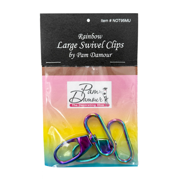 1-1/4" Rainbow Swivel Hooks - Package of 2