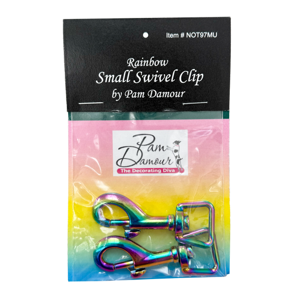 1/2" Rainbow Swivel Clips - Package of 2