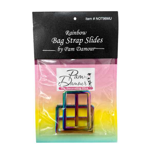 1-1/4" Rainbow Flat Widemouth Sliders - Package of 2