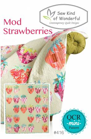 Mod Strawberries Pattern