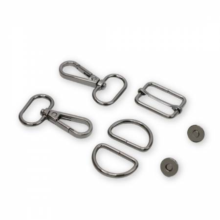 Level 4 Basic Hardware Kit - 1 Inch Gunmetal