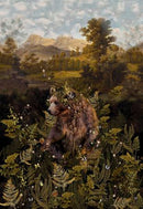 Among The Ferns - Bear Panel