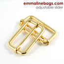 1-1/2" Gold Adjustable Sliders - Package of 2