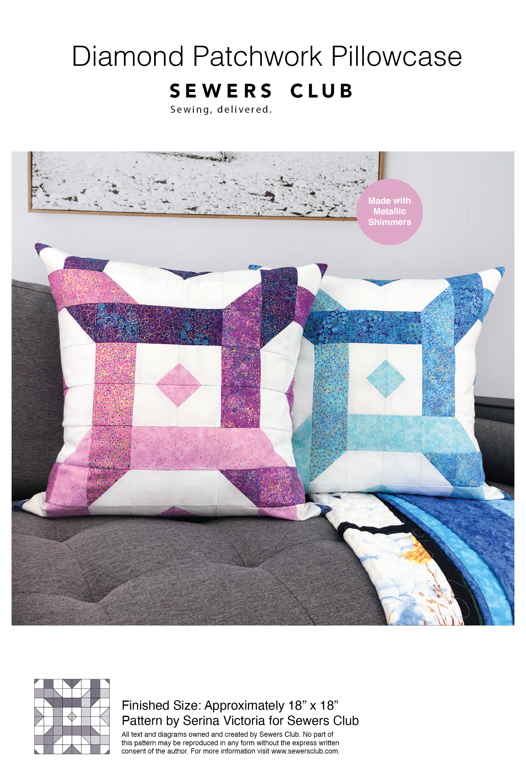 Patchwork pillowcase cheap